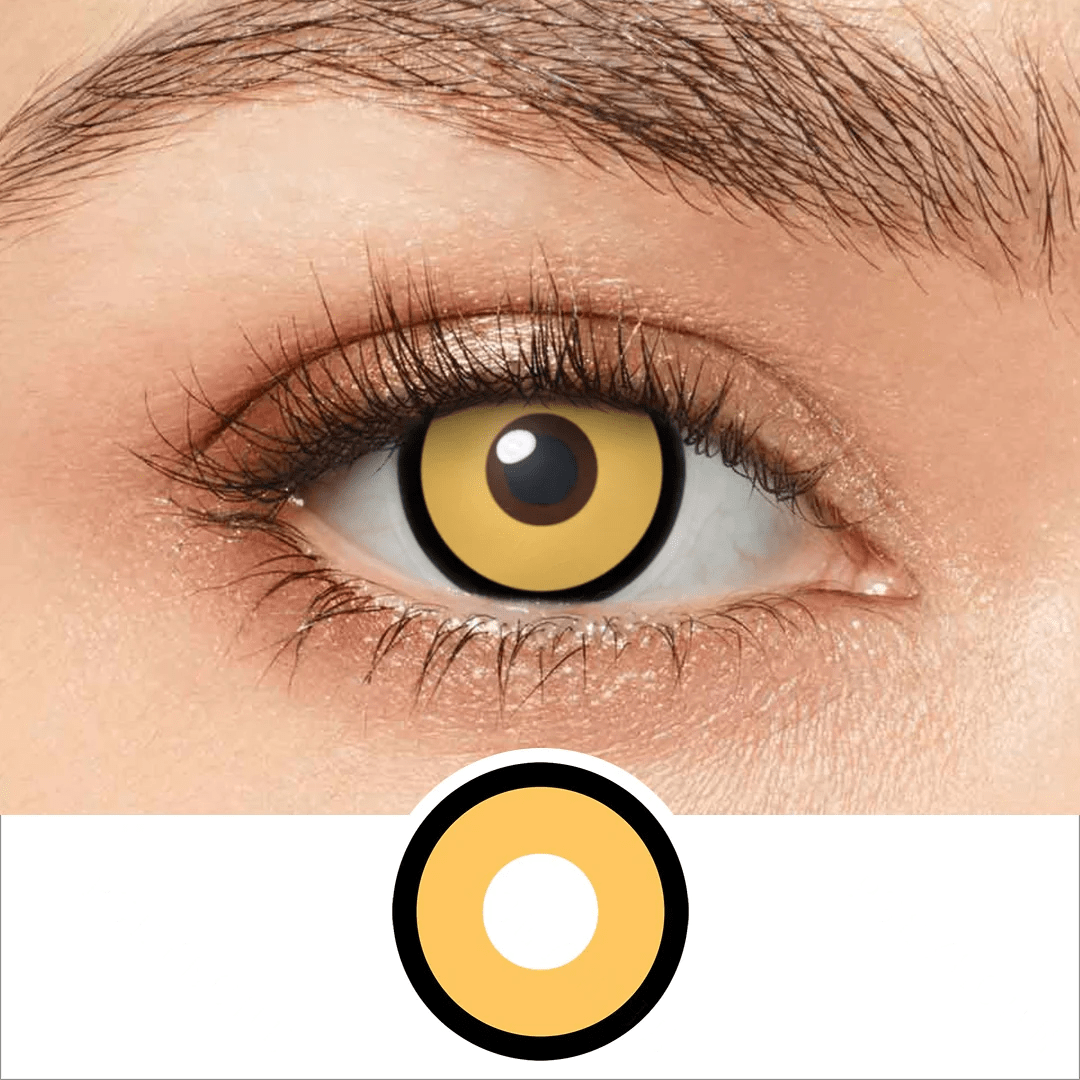 Lentilles Manson Jaune Ocre – 1 an