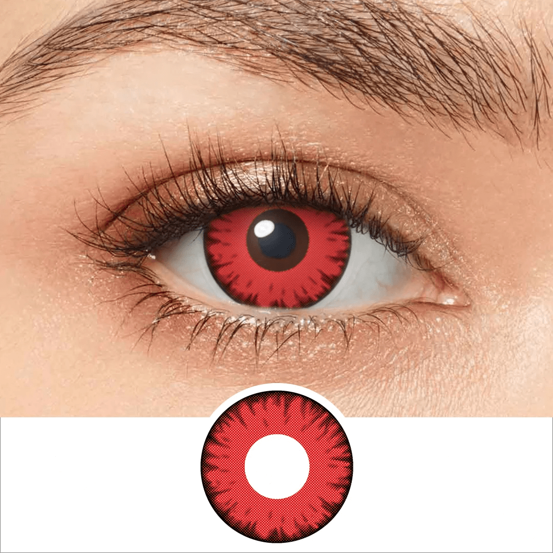 Lentilles Vampire Rouge – 1 an