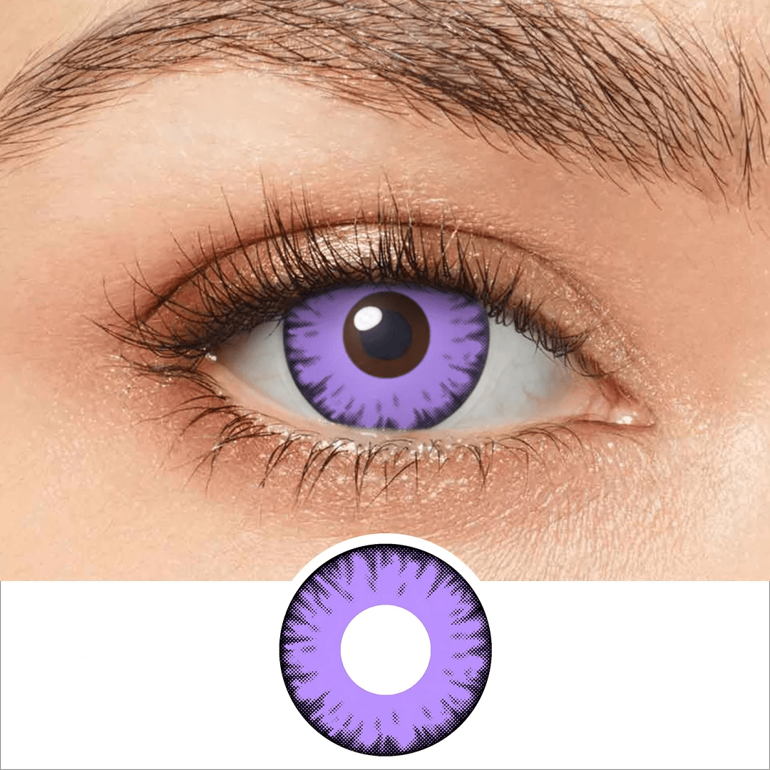 Lentilles Vampire Violet – 1 an