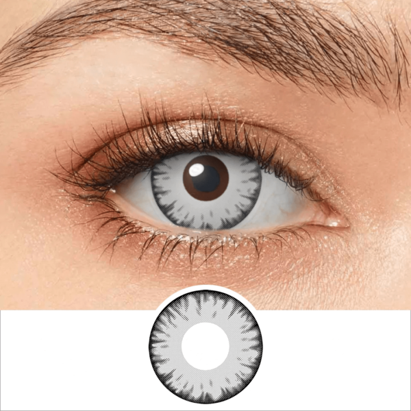 Lentilles Vampire Gris - 1 an