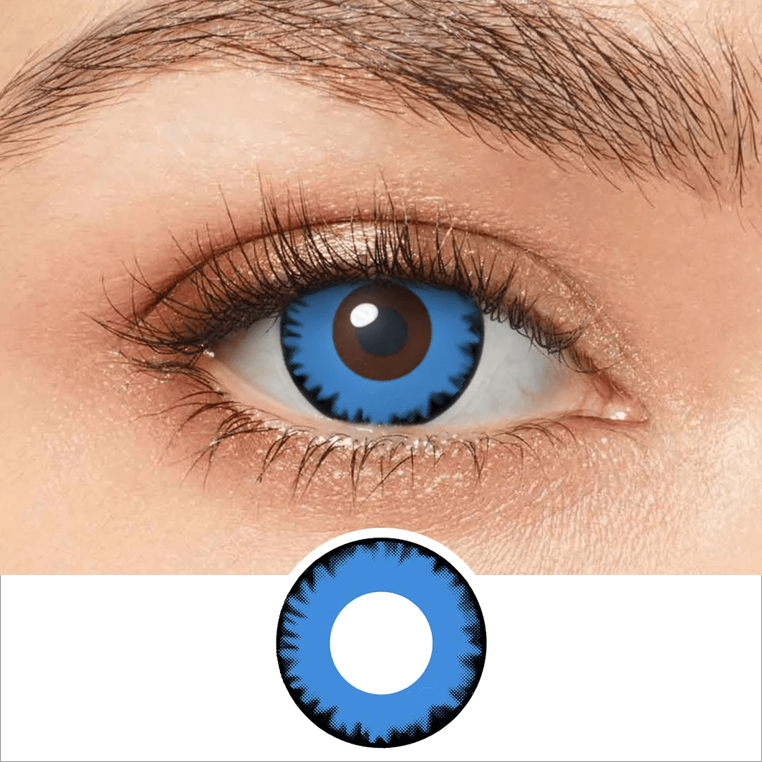 Lentilles Vampire Bleu – 1 an