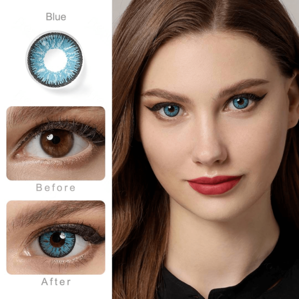 Lentilles Freshgo NoNNo Bleu - 1 an – Image 2
