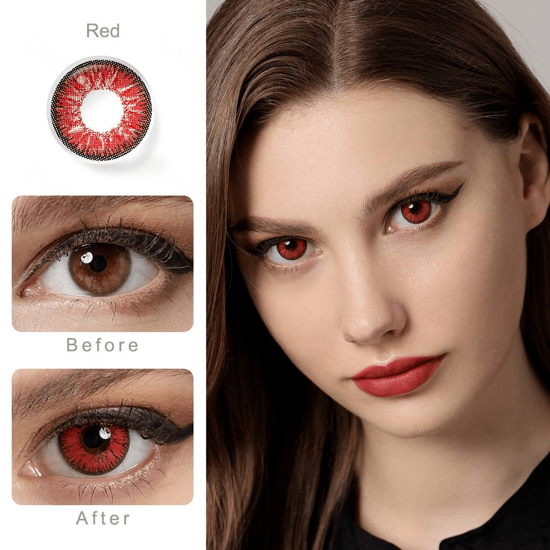 Lentilles Freshgo NoNNo Rouge – 1 an