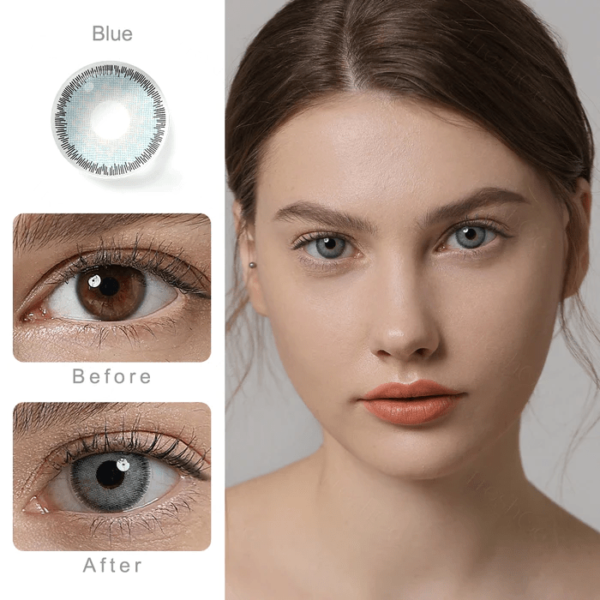 Lentilles Freshgo Premium Bleu - 1 an – Image 2