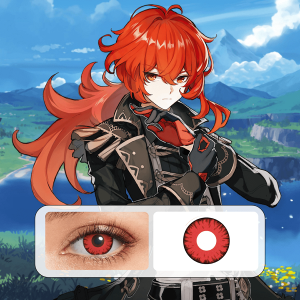 Lentilles Vampire Rouge - 1 an – Image 3