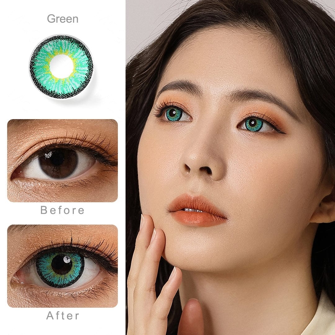 Lentilles Magister Neon Vert – 6 mois