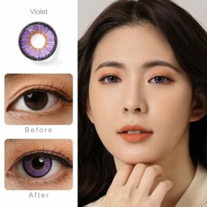 Lentilles Magister Neon Violet – 6 mois