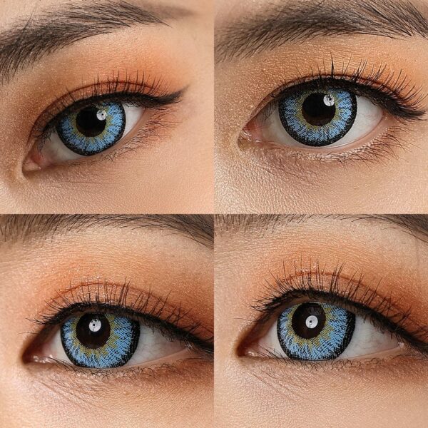 Lentilles Magister Neon Bleu - 6 mois – Image 4
