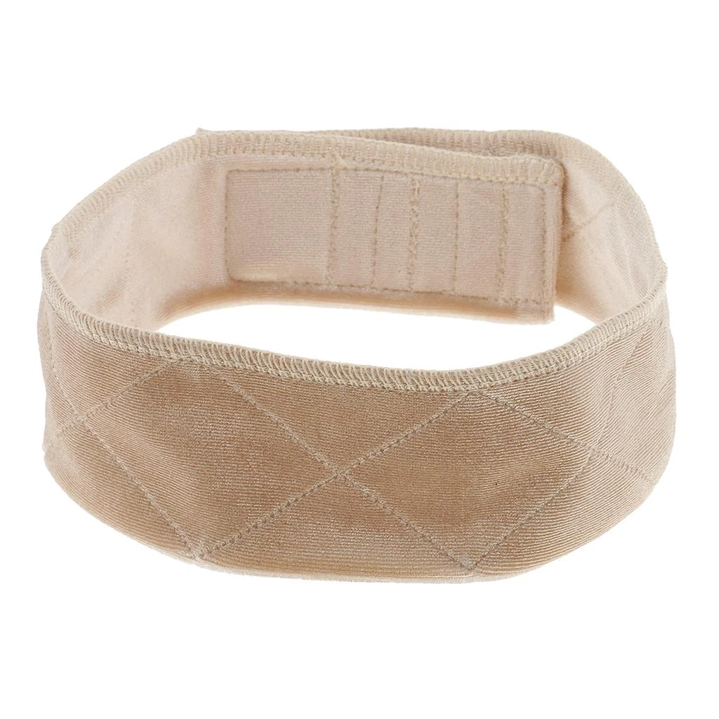 Bandeau à perruque BEIGE en velours élastique