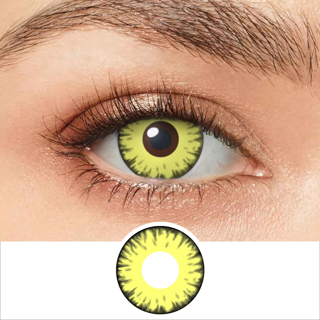 Lentilles Vampire Jaune – 1 an