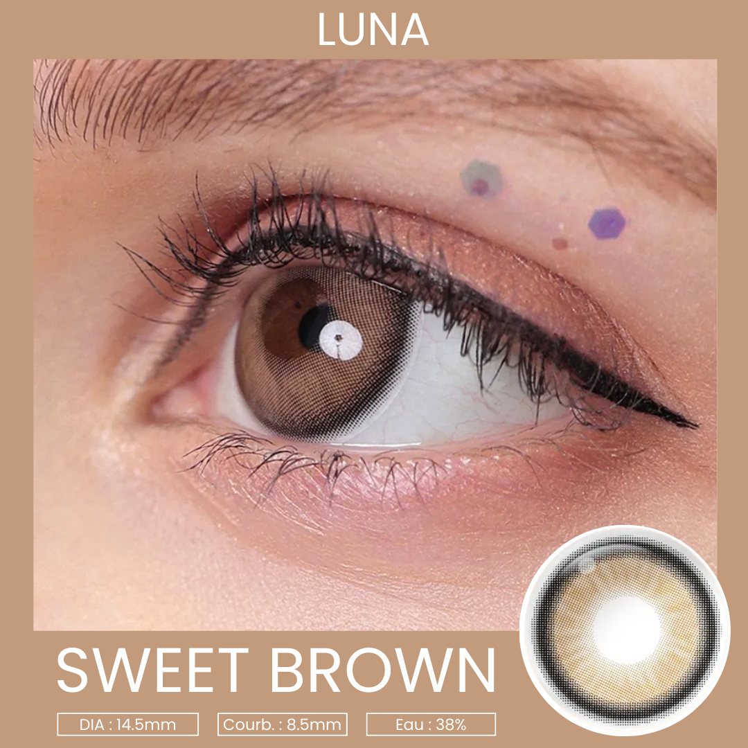 Lentilles Magister Luna Sweet Brown – 1 an