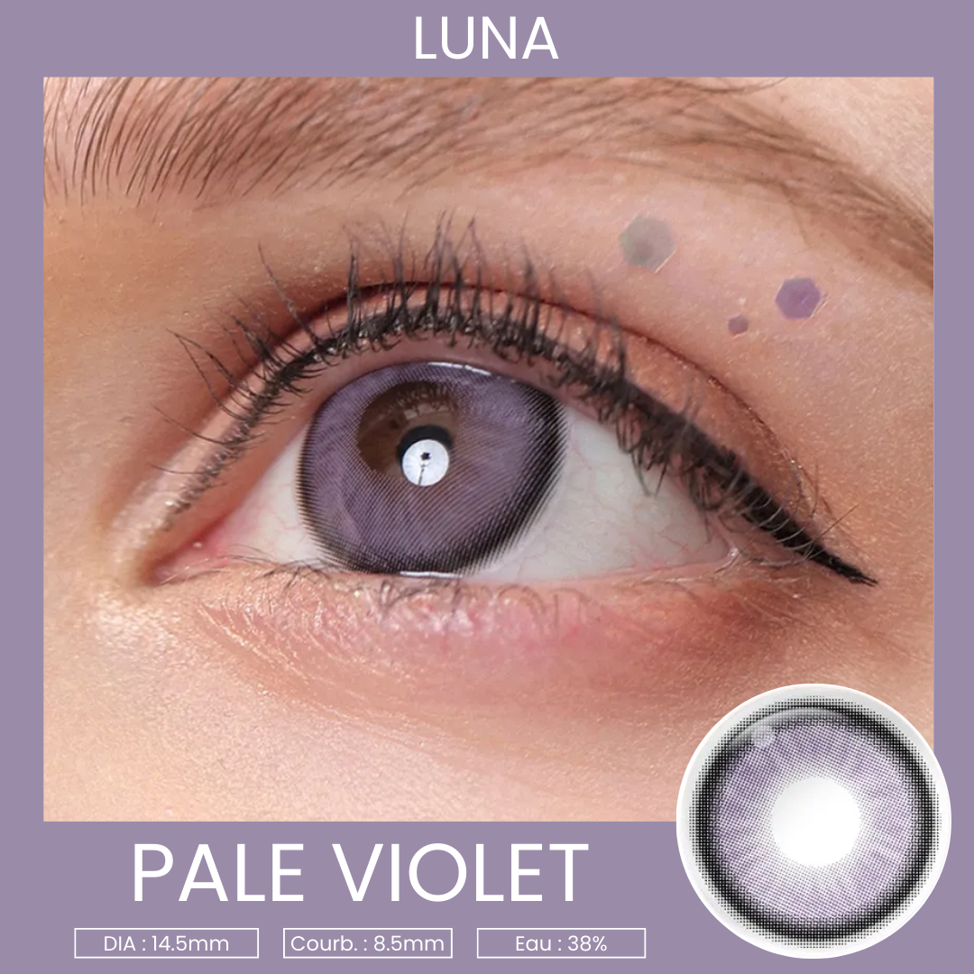 Lentilles Magister Luna Pale Violet – 1 an