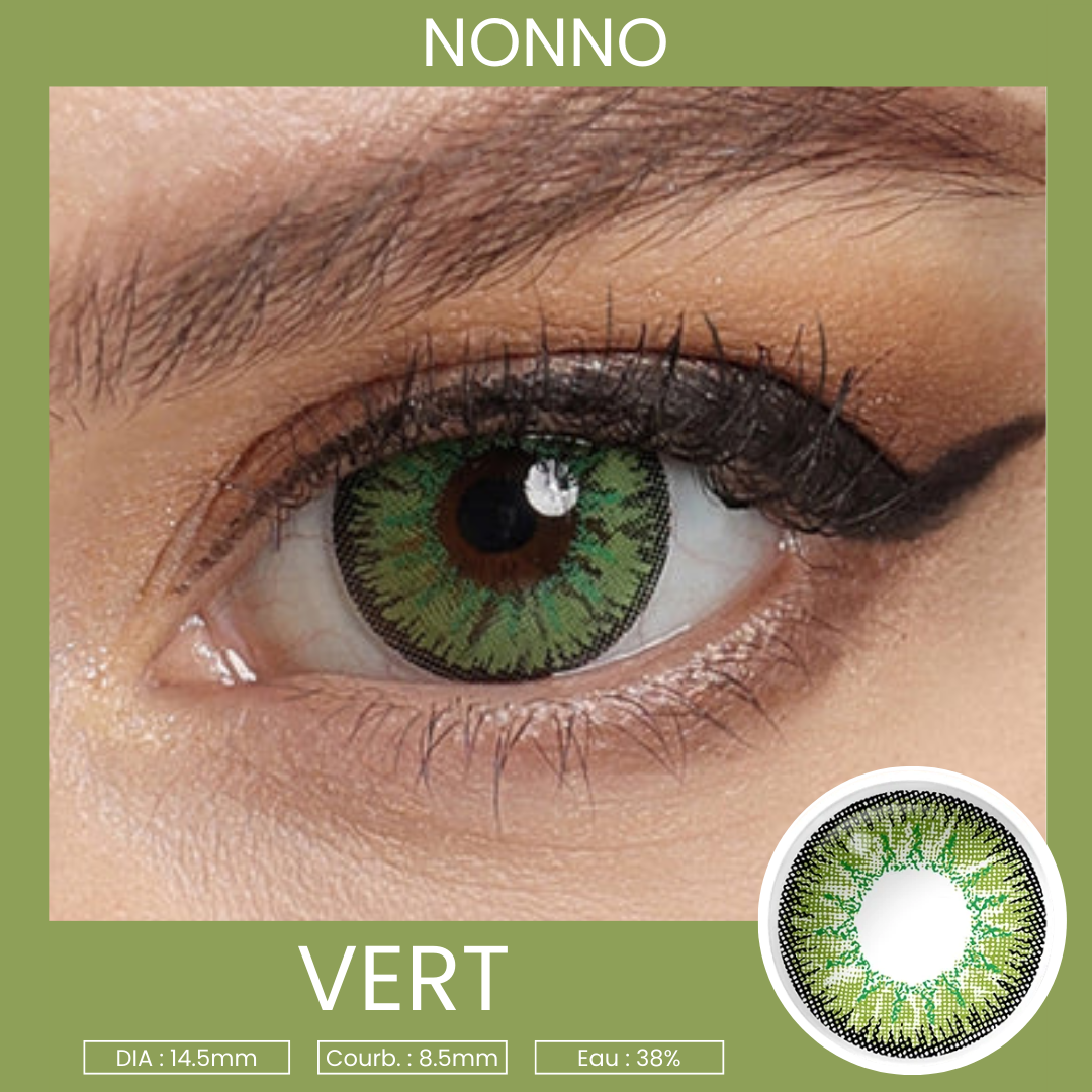 Lentilles Freshgo NoNNo Vert – 1 an