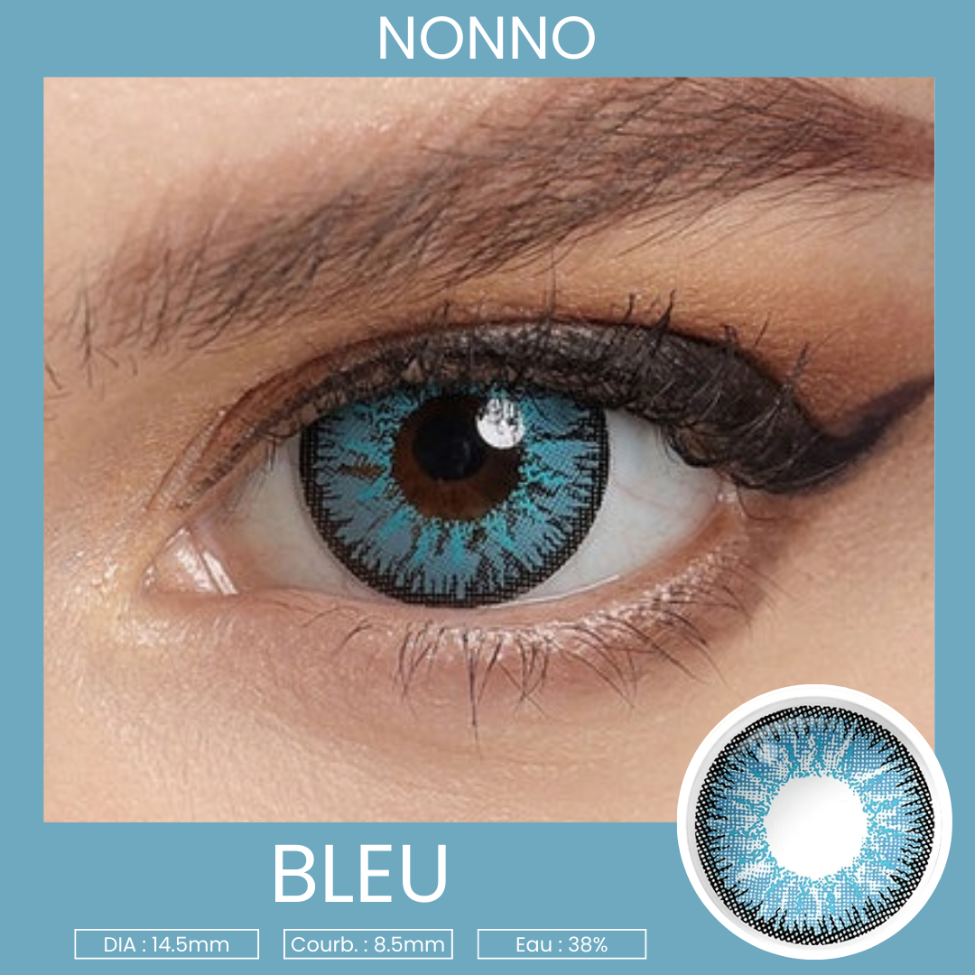 Lentilles Freshgo NoNNo Bleu – 1 an