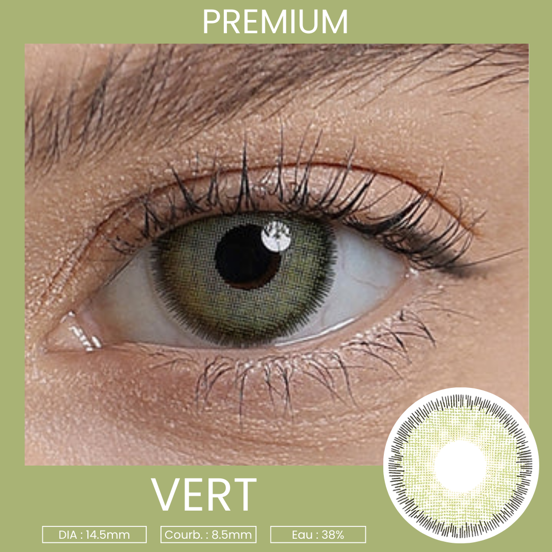 Lentilles Freshgo Premium Vert – 1 an