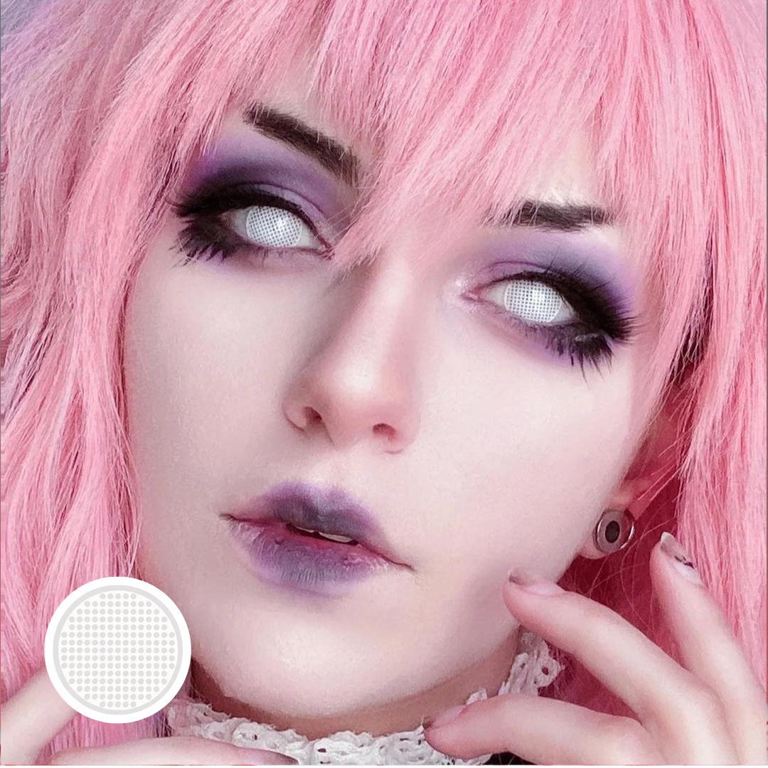 Lentilles grillage Blanc intégral - 1 an – Image 4