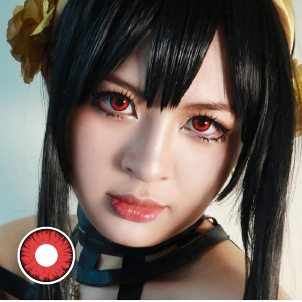 Lentilles Vampire Rouge - 1 an – Image 4