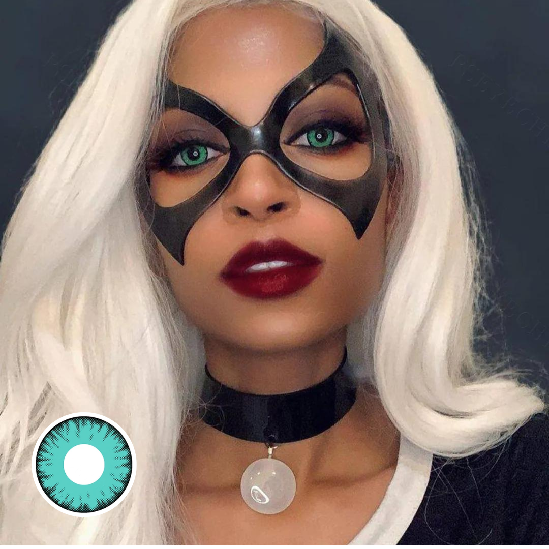 Lentilles Vampire Vert - 1 an – Image 4